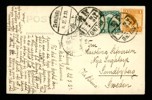 KINA. Vykort från svensk missionär i Kuling, Kina, sänt till Sundbyberg 1923.