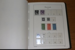 Danmark + DVI. Fräscht Leuchtturmalbum med fickor 1851-1985. Nära tomt före 1930, men från 1940 och framåt nära komplett xx. Ett tiotal märken från Danska västindien ingår (på kpl bladsats i albumet).
