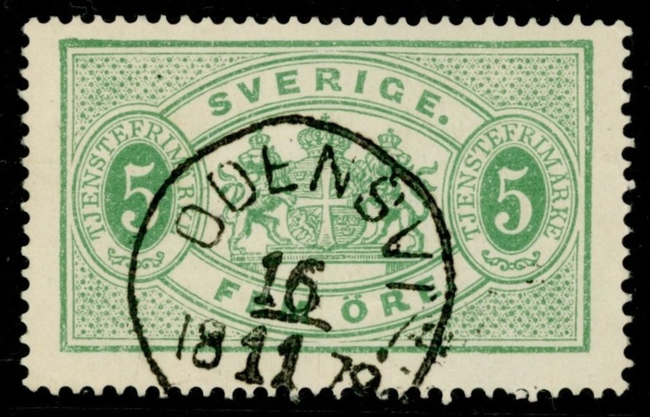 Tj3c. ODENSVI 16.11.1878. Vackert ex nyanserat av Mats G. Nilsson.