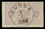 Tj4e. SUNNE 7.7.1886. Vackert ex, nyanserat av Mats G. Nilsson.