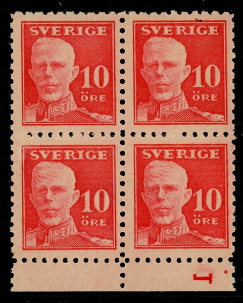 F149C. Postfriskt 4-block. F 1200 kr