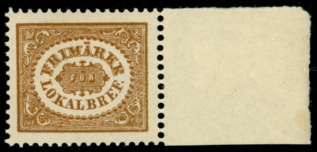 F13N2. Postfriskt praktex av 1885 års nytryck. F 3000 kr+