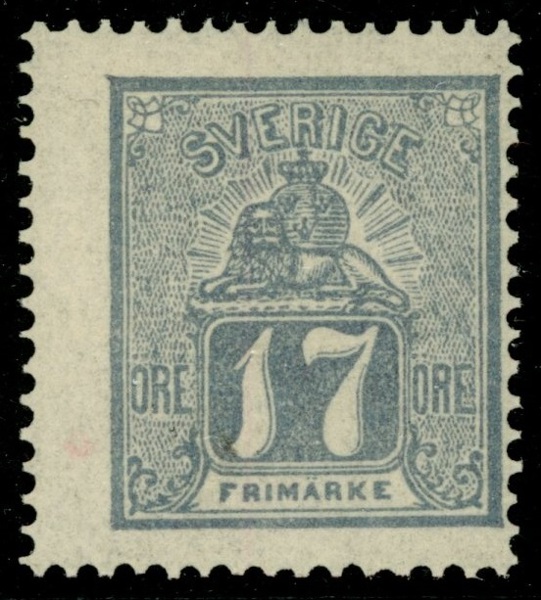 F15c. Postfriskt fräscht ex 17 öre grå. F 12000 kr