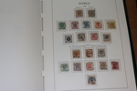 Trevlig samling 4 sk bco till 1999 i två LT-album med fickor. Med många bättre märken som vapen och ringtyp, mellanvalörer 1924, en del BC-CB och fint avsnitt tjänste och lösen.