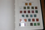 Trevlig samling 4 sk bco till 1999 i två LT-album med fickor. Med många bättre märken som vapen och ringtyp, mellanvalörer 1924, en del BC-CB och fint avsnitt tjänste och lösen.
