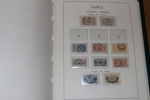 Trevlig samling 4 sk bco till 1999 i två LT-album med fickor. Med många bättre märken som vapen och ringtyp, mellanvalörer 1924, en del BC-CB och fint avsnitt tjänste och lösen.