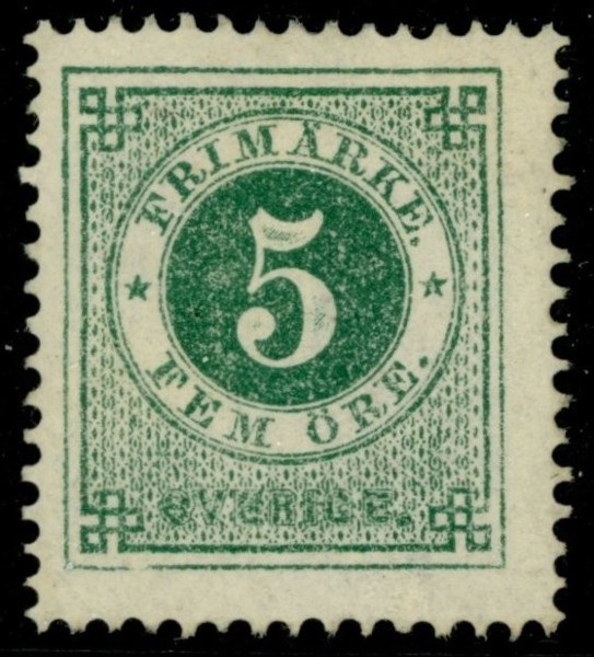 F19. Ostämplat ex, troligen omgummerat. (F 3200 kr)