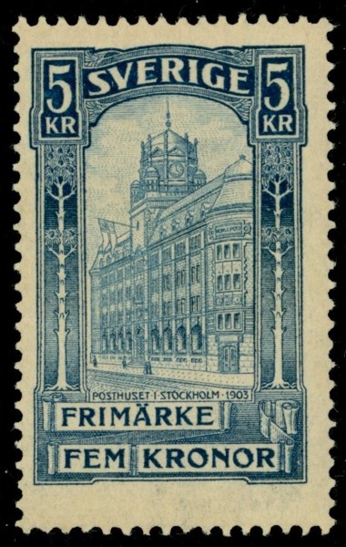 F65. Postfriskt ex. F 5000 kr