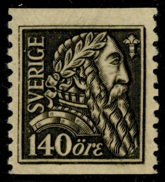 F155bz. Postfriskt ex, baksidan med rullnumrering "10". F 1600 kr