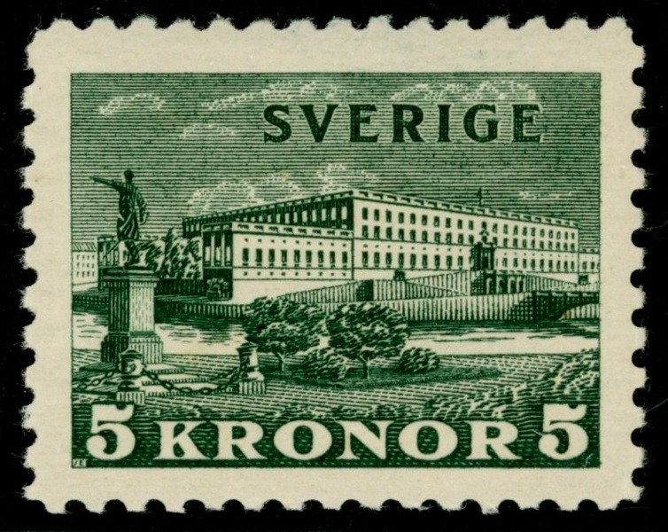 F233b. Postfriskt lyxexemplar, vitt ppr. F 3600 kr+