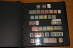 Album mest xx dubbletter ca 1890-1950-tal med en del lite bättre märken, bra spridning på tidsperioden. Mot slutet även några sidor frimärken med fastsättarspår, men huvuddelen av albumet är xx.