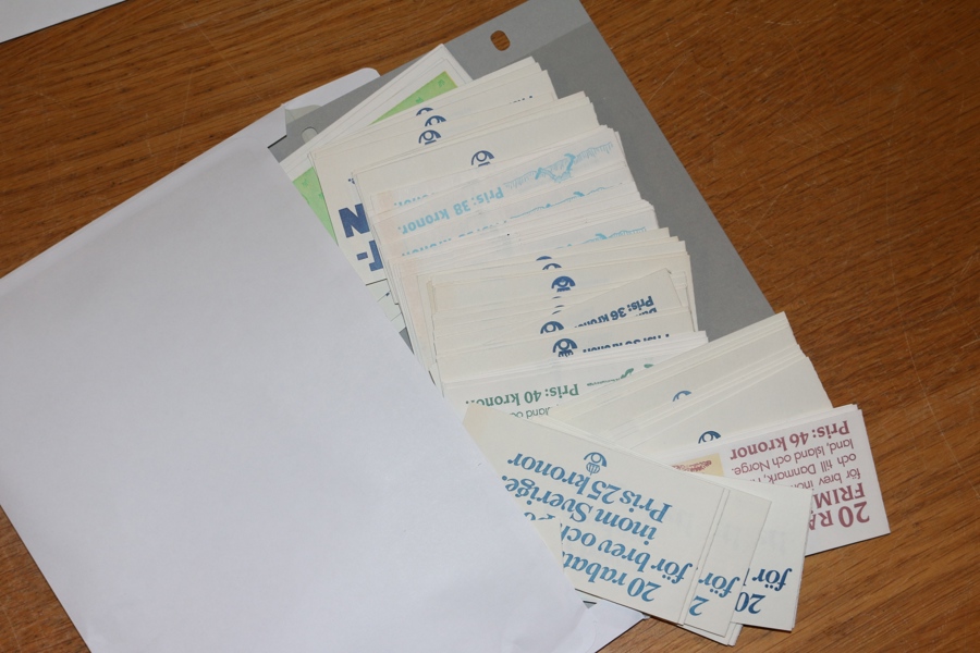 65 rabatthäften varav 8 för enbart Sverige.