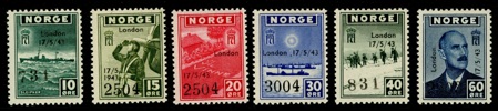 F335B-340B. Postfrisk serie påtryck London-påtryck. Sällsynt och i perfekt skick. F 13000 kr