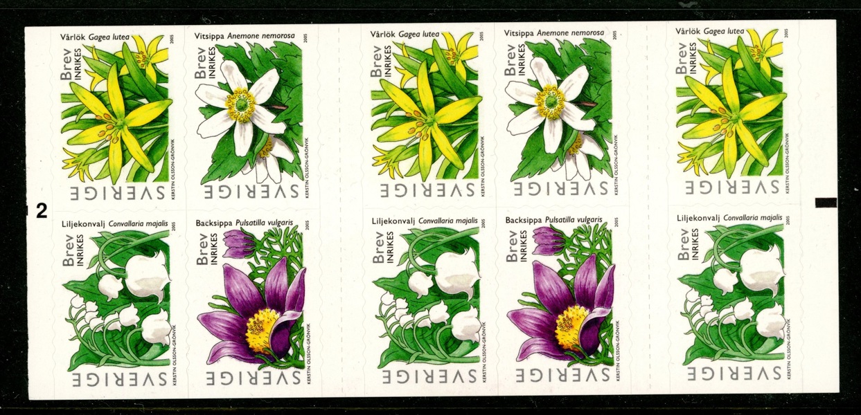 SH18B2 cyls 2. Vårtecken, grovtandat häfte. F 1000 kr+