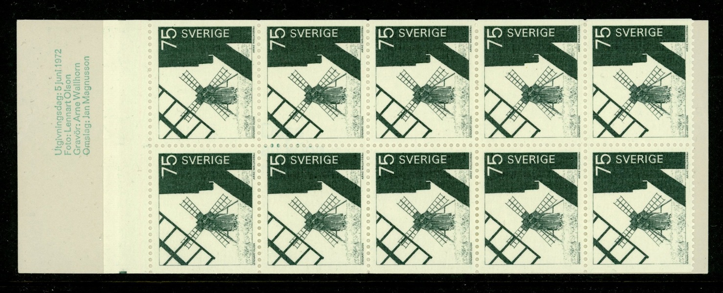 H258B. Häfte med blank gummering. Sällsynt. F 2200 kr