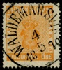 F10. WALDEMARSVIK 4.5.1870. Vackert ex!