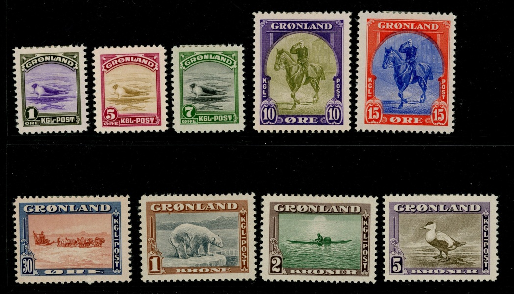 F10-18. Ostämplad serie. F 1400 kr