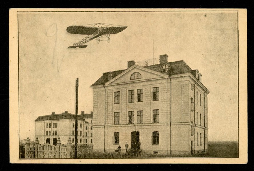 "Från flygningarna i Örebro", daterat "utställningen 9/7 1911"