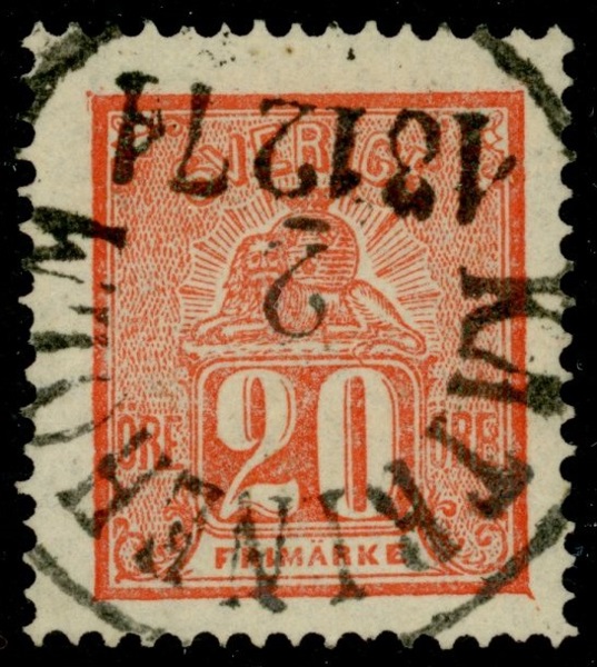 F16. Omv lyxstämpel KATRINEHOLM 2.12.1874