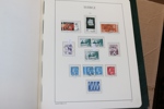 Samling stämplat 1855-2010 i sex rejäla Leuchtturmalbum med massor av innehåll.