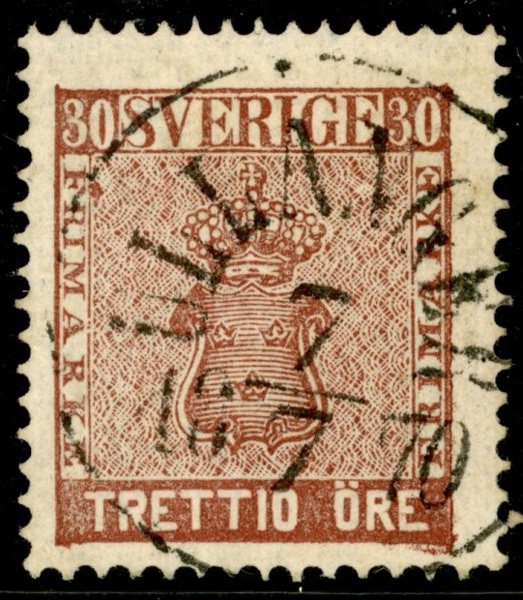 F11. ULLÅNGER 7.7.1870. Vackert ex nära prakt!