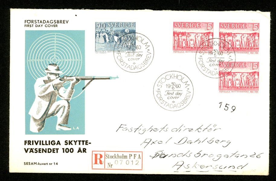 F513-14. 30.6.60. Med vinjett enl bild.