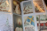 TECKNADE KORT. Samling kort tecknade av Curt Nyström, Ahlstrand, Skogsberg och många fler. Totalt ca 450 kort!