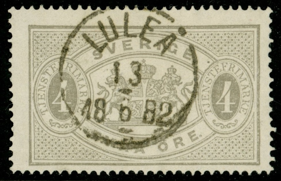 Tj2. LULEÅ 13.6.1882. Fräscht ex AB-prakt.