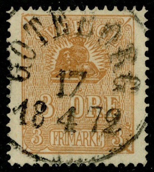 F14B. GÖTEBORG 17.4.1872. Felfritt ex. Prakt?