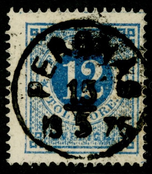 F21. PERSNÄS 15.5.1875. Lite kraftig Ölandsstämpel.