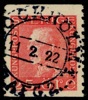 F182. STOCKHOLM 1 11.2.22. Knepig valör i vackert, tidigt ex!