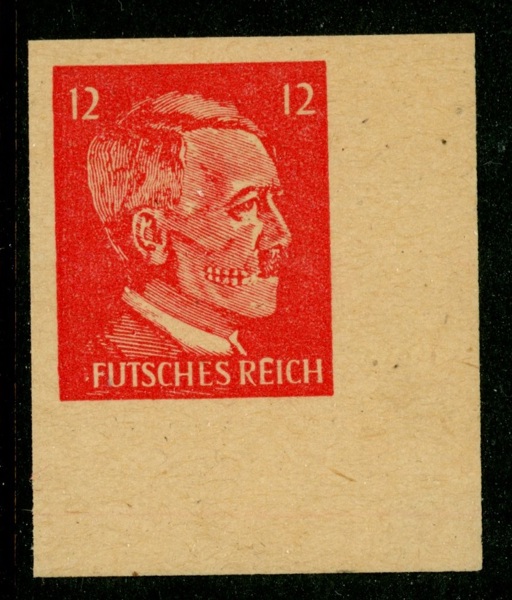 TYSKLAND/REICH. Propagandaförfalskning "FUTSCHES REICH". Postfriskt ex. 