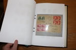 Samling 1856-2010 på blad monterat för hand. Med många bättre märken och serier, bland annat 25 skillingar. På 1900-talet även en del trevliga försändelser, samt en del tjänste och lösen.