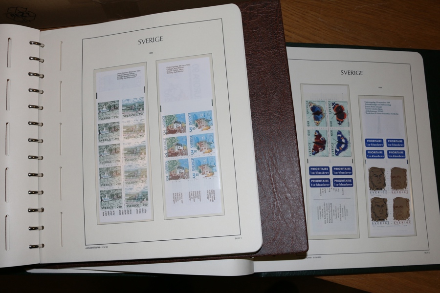 Samling häften 1940-tal fram t.o.m. år 2000. Inga dyrare ingår, men från ca 1970 ser det helt komplett ut. Nom räknat från 1981 ca 8800 kr + 12 rabatthäften.