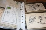 DALARNA. Samling försändelser inkl en del vykort med ortstämplar från Dalarna. Många olika typer av försändelser i tre välfyllda album. 
