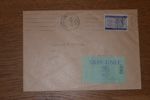 Fältpost. F8 på fräscht brev LAPPEENRANTA 28.9.63. Flygpostmärke YK2 sitter monterat i en plastficka ovanpå brevet.