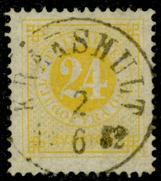 F34. KRÅKSHULT 2.6.1882. Felfritt praktex!