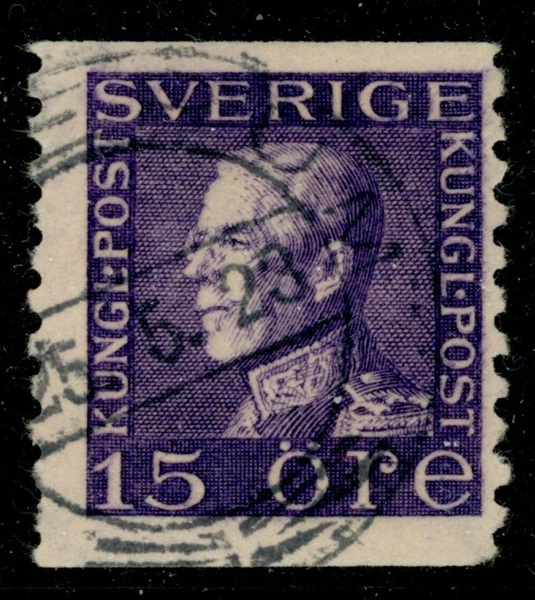 F175Acx. Stpl ex med vm våglinjer (kht). F 8500 kr