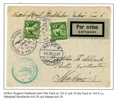 Luftpostbrev med nattflyg Sthlm-Malmö 6.6.29 TUR 6.