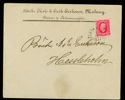 MALUNG-V. UTSJÖ 9.10.1897 på vinjettbrev till Hessleholm. Ovanlig stpl.