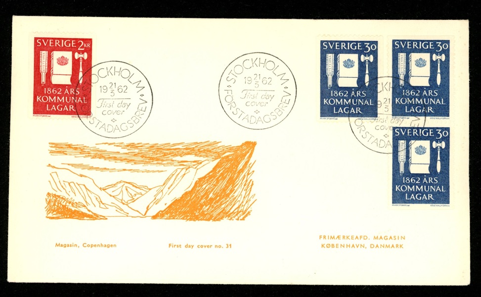 F534-35. 21.3.62. Med vinjett enl bild