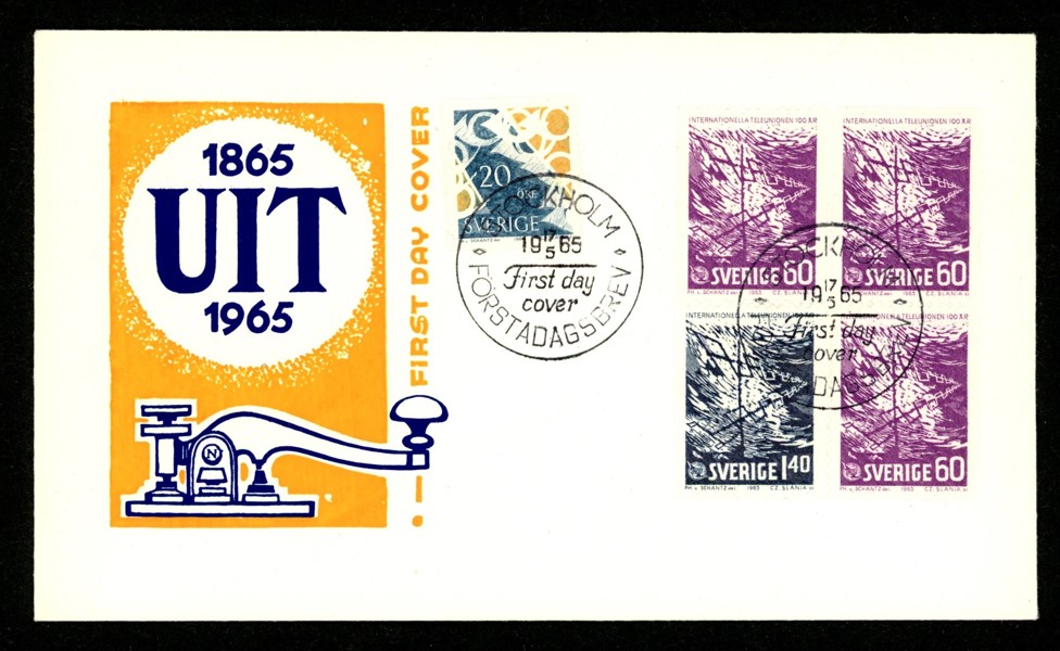 F564-65. Med vinjett enl bild