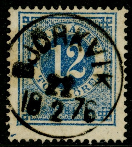 F21. BJÖRKVIK 22.2.1876. Lyxstämplat ex!