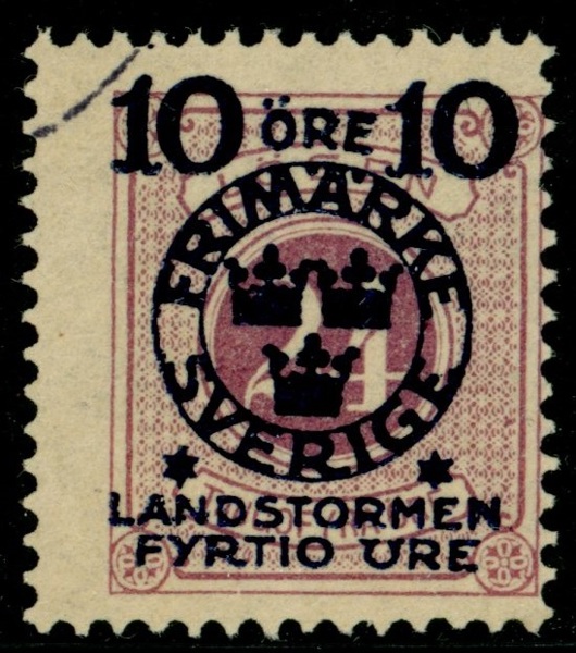 F121v2. Stpl ex med variant "URE". Ovanligt. F 1600 kr