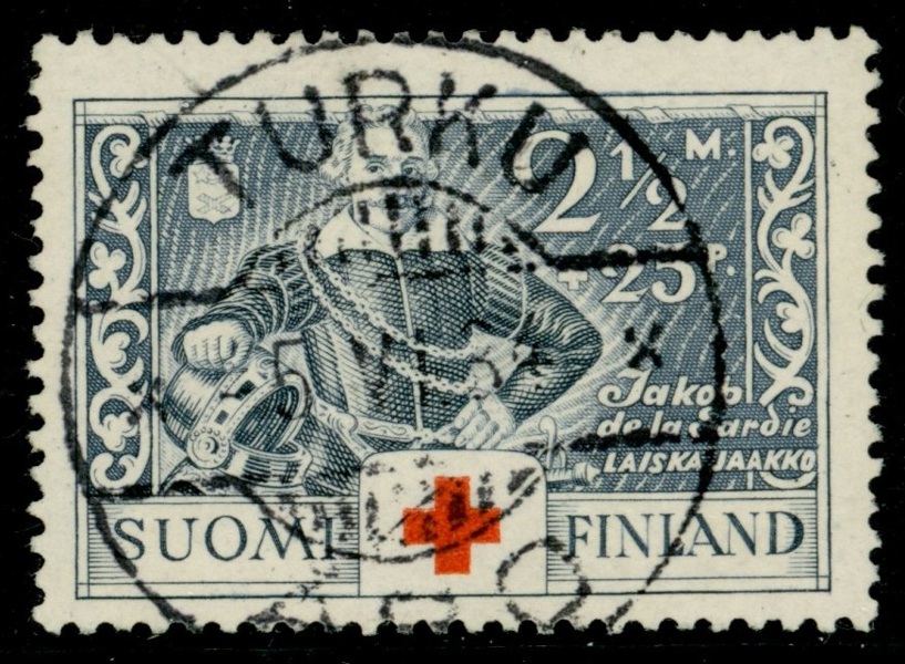F190. Lyxstämplat ex TURKU.