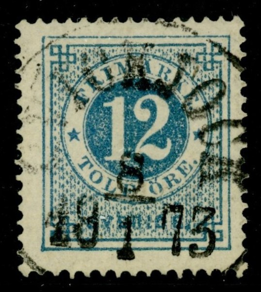 F21. QVICKJOCK 8.1.1873. Vackert ex, Postal 500 kr
