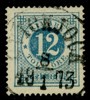 F21. QVICKJOCK 8.1.1873. Vackert ex, Postal 500 kr