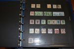 Visiralbum blandat Sverige stämplat/ost/xx med en del bättre märken som 4 sk bco, BC-par, en hel del fina stämplar, varianter. Blandad kvalitet. Även (x) förekommer.