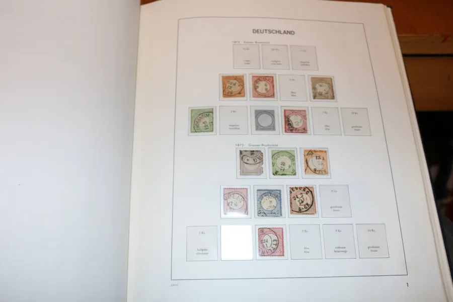 TYSKLAND/REICH. Samling fram till ca 1939 mest stämplat, med flera bättre märken och relativt välfyllt, även om de dyra saknas.