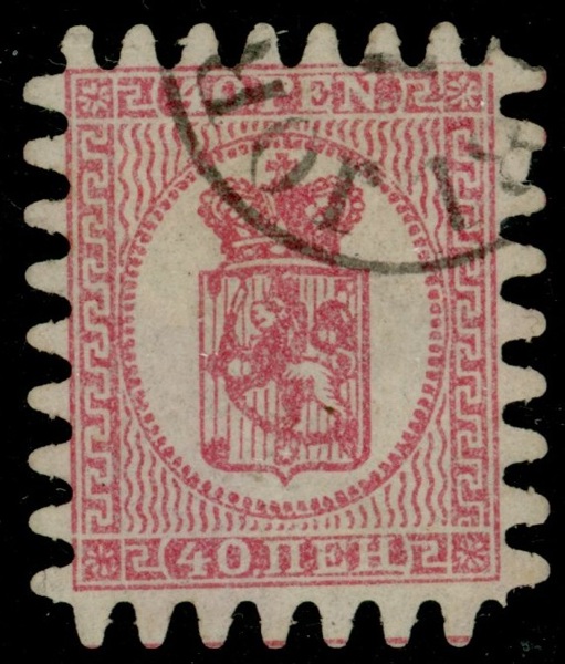 F9v1C3. Stämplat ex med felfri tandning. F 600 kr